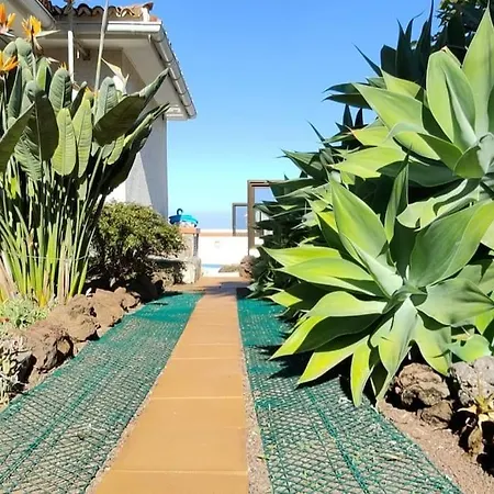 Heated Pool With Sea View Tranquil Retreat At Malvasia Garden El Sauzal