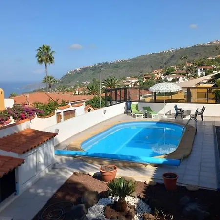 Heated Pool With Sea View Tranquil Retreat At Malvasia Garden Holiday home Sauzal