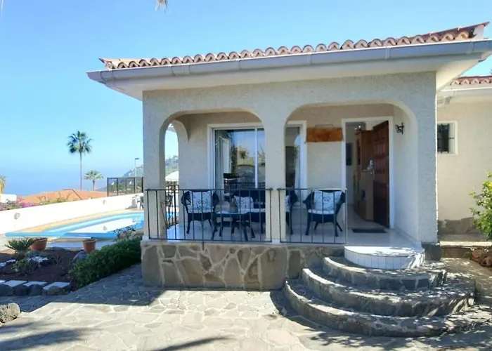 Heated Pool With Sea View Tranquil Retreat At Malvasia Garden El Sauzal