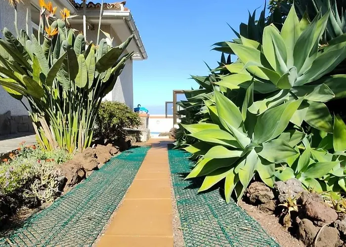Heated Pool With Sea View Tranquil Retreat At Malvasia Garden El Sauzal